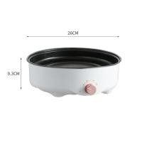 ราคา กระทะปิ้งย่าง กระทะไฟฟ้า เตาหมู หม้อไฟฟ้ากระทะไฟฟ้า 22CM 26CM กระทะไฟฟ้าอเนกประสงค์ กระทะบาร์บีคิว ไม่ติดกระทะ ทำความสะอาดง่าย 159 (17218152121)