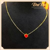 ราคา สร้อยคอจี้ทองแท้ 18K โคลเวอร์ 4 สี 99 9 ทอง น้ําหนัก 4 กรัม ยาว 45 ซม ทอง แท้ หลุด จำนำ (21122339341)