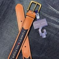 ราคา ต้นฉบับ Tommy Tommy leather belt men 11 tl02x032 joker canvas tide belt authentic (19632287563)
