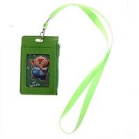 ราคา TREASUY กระเป๋าใส่เหรียญมีซิปที่ใส่บัตรประชาชนช่องใส่บัตรสายคล้องกระเป๋าสตางค์อุปกรณ์สำนักงานธุรกิจนักเรียนหนัง PU มีสายคล้องคอ (21130448159)