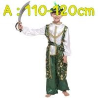 ราคา 7C121 ชุดเด็ก ชุดทหารอาหรับ ชุดเจ้าชายอาหรับ ชุดอาละดิน ชุดสุลต่าน Children Arabian Warrior Aradin Costume (16253410319)