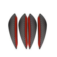 ราคา กันชนหน้าอเนกประสงค์4 6ชิ้นมีดลมแต่งขอบกันชนลายคาร์บอนไฟเบอร์กันชนตัวถังรถยนต์ (21170346833)