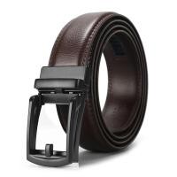 ราคา เข็มขัดหนังแท้ เข็มขัดผู้ชาย Fashion Leather Automatic Buckle Men Belt Belt with Zinc Alloy Buckle for Men เข็มขัด (8181449271)