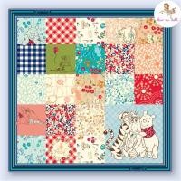 ราคา ผ้าพันคอ ผ้าคลุมไหล่ Kiss Me Doll Disney ลาย Winnie the pooh หมีพูห์ ขนาด 100x100 cm (21281048202)