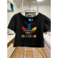 ราคา เสื้อครอป เสื้อครอปหญิง เสื้อเอวลอย เสื้อเอวลอยadidasแท้ มือ2 (19177737553)