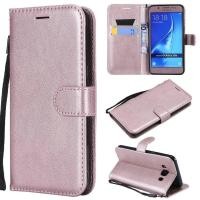 ราคา FUCASE Samsung Galaxy J5 2016 กรณี สีดำช่องเสียบบัตร สนับสนุน กระเป๋าเงินแบบกลับด้านได้และสีทึบสำหรับ Samsung Galaxy J5 2016 5 2 (564476309)