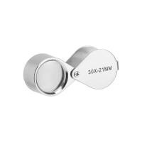 ราคา กล้องส่องพระ Gold สีทอง ขยาย 30 เท่า แว่นส่องพระ ที่ส่องพระ แว่นขยาย ส่องหยก ส่องเพชร พลอย ส่องจิวเวลรี่ JEWELERS LOUPE 30X21mm (18558675442)