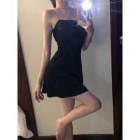 ราคา KSTYLE4U มินิเดรสสายเดี่ยว โชว์หลัง เเต่งเชือกผูกหลัง 2027 เดรสสั้น เดรสยาว เดรสเกาหลี (18890859349)