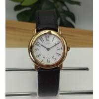 ราคา BUCHERER swiss made นาฬิกาผู้หญิง ตัวเรือนทองเคสวิส สายหนังดำ ระบบควอตซ์ รับประกันแท้ (21210389545)