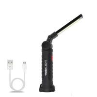 ราคา ไฟฉาย LED แบบพกพาชาร์จไฟได้ USB โคมไฟแม่เหล็กตะเกียงแบบแขวนพร้อมแบตเตอรี่ในตัวไฟฉายตั้งแคมป์ (21171224048)