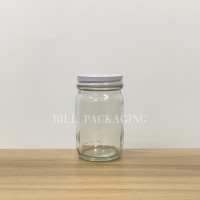 ราคา ชุดละ10ขวด กระปุกแก้วขนาด 120ml 4oz พร้อมฝา ฝา6แบบ รหัสขวด TG48 (14852875029)