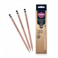 ราคา Master Art ดินสอไม้ 2B มาสเตอร์อาร์ต จำนวน 12 แท่ง กล่อง (17679705744)