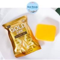 ราคา สบู่ทองคำ 24K Gold Whitening Soap By vivi 80 กรัม (20316377308)
