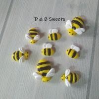 ราคา น้ำตาลแต่งหน้าเค้ก รูปผึ้งน้อย ดอกเดซี่ ทานตะวัน เลือกแบบได้ (20547183679)