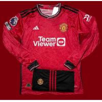 ราคา เสื้อฟุตบอล ทีมแมนยูแขนยาว เสื้อพร้อมกางเกงชุดกีฬาเหนือผ้าดีใส่สบาย (20600653294)