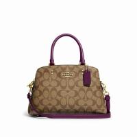 ราคา Coach outlet ของเเท้ กระเป๋าสะพาย COACH MINI LILLIE CARRYALL (19776743951)