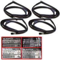 ราคา ยางสักหลาด ยางร่องกระจก คู่หน้า คู่หลัง รุ่น นิสสัน ฟรอนเทียร์ NISSAN FRONTIER D22 ปี 1998 2004 จำนวน 4 เส้น (11188705073)