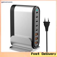 ราคา Broadfashion 8 IN 1 USB Hub 200W 8 Ports USB Charging Station Hub Adapter 5 USB A 3 USB C Multiport USB C Splitter PD Fast Charging Block For Smart Phones Tablet Laptop PC Mobile Devices (21277357725)