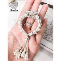 ราคา วงมาลัยเงิน เข็มกลัดพวงมาลัย มาลัยดอกรัก พวงมาลัยดอกรักเงินแท้ ร้านเฮือนเงินจังหวัดน่าน (19999608649)