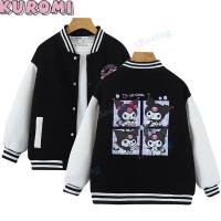 ราคา Sanrio Melody Kuromi ชุด Jaket Baseball ผ้าฝ้ายสำหรับเด็กนักเรียนชุดปาร์ตี้คอสเพลย์เครื่องแต่งกายเสื้อเสื้อคลุมเด็กหญิง (21159023420)