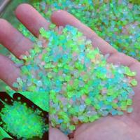ราคา หินทรายเรืองแสงก้อนกรวดถนนปาร์คในสวนเรืองแสงในเครื่องประดับสีเข้มของตกแต่งหินทรายเรืองแสงขวดเก็บฝันงานปาร์ตี้1000ชิ้น (19298608291)