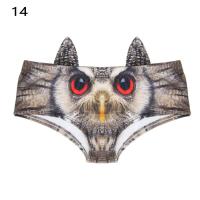 ราคา แฟชั่น FASHIONXU กางเกงชั้นในสตรีเซ็กซี่หมูแมวกางเกงในพิมพ์ลาย3D ชุดชั้นในสัตว์ (17672102001)