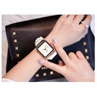 ราคา จัดส่งในวันเดียวกัน GUOU 8161 Big Dial แฟชั่นแบรนด์ชั้นนำของผู้หญิงนาฬิกาสร้อยข้อมือนาฬิกากันน้ำปฏิทินสแควร์สายหนัง Watchsav ฟรีของขวัญ Box no (10431869649)