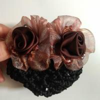 ราคา เน็ตผมผู้หญิง ตาข่ายคลุมผม เน็ตผม เนตเก็บผมสวยๆ เน็ทคลุมผมสีดำ สไตล์เกาหลีแบบ กิ๊บติดผมผู้หญิง ผ้าโพกศีรษะ คริสตัลคริสตัลคริสตัล สายผูกผมตาข่าย หวานหวานแหววว ประณีตประณีตประณีต ตาข่ายผมดอกไม้ สาวๆ (20