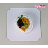 ราคา Boxjourney ฐานรองเค้ก 3 ปอนด์ ขาว แบบเงา ขอบหยัก (13572437812)