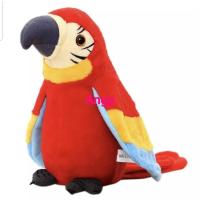 ราคา นกแก้วพูดได้ ของเล่นเด็กอัดเสียง ตุ๊กตานกแก้วพูดตาม พูดได้ทุกภาษา ตุ๊กตานกแก้วพูดได้ (20791821266)