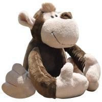 ราคา ลิงน่ารักตุ๊กตาสัตว์ตุ๊กตานุ่มตุ๊กตาของเล่นยัดไส้ของเล่นคุณภาพสูงของขวัญวันเกิดสำหรับเด็ก (3430834135)
