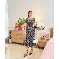 ราคา พร้อมส่ง S 3XL Mermaid Dress เดรสพิมพ์ลาย เดรสสวยๆ เดรสยาว ชุดออกงาน ชุดเพื่อนเจ้าสาว ชุดไปทะเล ชุดไปงาน งานป้าย สวยๆ 6630 (17409258059)