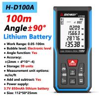 ราคา H D510 710 100 120A เลเซอร์วัดระยะทางดิจิทัลเมตร50เมตร70เมตร100เมตร120เมตรเครื่องวัดระยะอินฟราเรดเลเซอร์มือถือ USB ชาร์จได้แบบพกพาเทปอุปกรณ์หาพิกัดเครื่องมือวัดระยะทาง (19845496478)