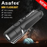 ราคา Asafee S15 EDC light SST20 LED super bright outdoor mini portable portable work light 650LM built in battery Type C IP66 waterproof (18037540293)