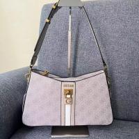 ราคา ลายปักกระเป๋าแบบหนีบแขนแฟชั่นของ GUESS กระเป๋าสะพายไหล่ (20082918305)