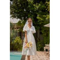 ราคา Emily Dress by Klara Love ชุดพรีเวดดิ้ง ชุดออกงาน ชุดแต่งงานมินิมอล เดรสขาว (18342869471)