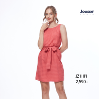 ราคา ชุดเดรส Jousse Pencil working Dress ชุดเดรสสั้น มีสม็อคตรงช่วงเอว JZ1HPI (17825346457)