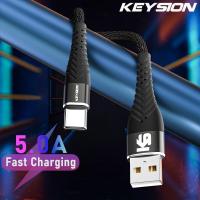 ราคา KEYSION 5A USB Type C เคเบิ้ล M Icro USB อย่างรวดเร็วชาร์จโทรศัพท์มือถือ Android ชาร์จประเภท C สายข้อมูล0 25เมตร 1เมตร 2เมตร (15177491390)