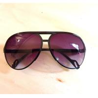 ราคา แวนตาแฟชั่น แวนกันแดด ทรงใใหญ่เลนส์สีมวงอ่นๆ กรอบและขาพลาสติก น้ำหนักเบา ใสสบาย (17578698135)