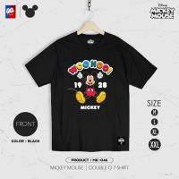 ราคา ส่งฟรี เสื้อยืด Mickey Mouse มิกกี้เมาส์ รุ่น MK 046 ลิขสิทธิ์แท้ วอลต์ ดิสนีย์ สีดำ เสื้อ Disney แท้ MLXL2XL (19435619012)