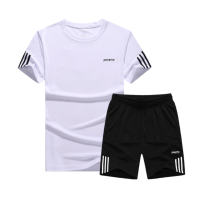 ราคา SET 2ชิ้น เสื้อแขนสั้น กางเกงขาสั้นออกกำลังกาย (3903092883)