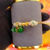 ราคา ข้อมือปี่เซียะแพนโดร่า เกลียวทองเหลือง น้ำหนักทอง 0 1 0 15 กรัม ทองคำแท้ 99 99 24K ยาว 15 18 cm ปรับได้ (7527178797)