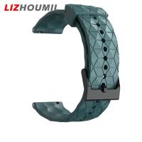 ราคา LIZHOUMIL Football Pattern Watch Strap Multi color Silicone Universal Wristband Compatible For Samsung Watch4 Huawei Watch Gt2 Pro (20762240126)