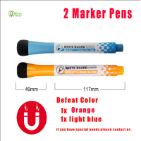 ราคา 2 Pcs Magnetic Dry Erase Markers With Eraser Cap Fine Tip Low Odor Non Toxic White Board Markers Pens Perfect For Dry Erase Whiteboards In The Office Classroom Or At Home (16895412585)