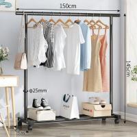 ราคา ราวตากผ้า ราวแขวนผ้าทนๆ ราวแขวนผ้า 2 ชั้น ที่แขวนผ้า 2ชั้น แขวนเสื้อผ้าได้เยอะ รับน้ำหนักได้ดี ราวตากผ้าเหล็ก ราวตากผ้าคอนโด (17342981010)