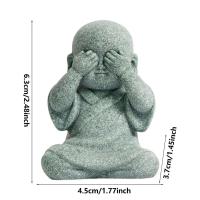 ราคา Bocheng พระสงฆ์เล็กๆรูปปั้นพระพุทธรูปรูปปั้นหินพระพุทธเจ้าพุทธศาสนาทิเบตสวนพระเซนการทำสมาธิตกแต่งตู้ปลาบ้าน (20830577560)