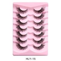 ราคา ขนตาปลอม7คู่ก้านโปร่งใสสำหรับต่อขนตาปลอมผลิตประจำวันขายส่ง (21170144849)