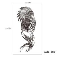 ราคา Rose Animal Long Tattoo รอยสักชั่วคราวขนาดใหญ่สิงโตเผ่าสีดำ นักรบเสือหมาป่าสติ๊กเกอร์รอยสักปลอมสำหรับผู้หญิง (17139127020)