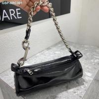 ราคา Vivienne Westwood กระเป๋าผู้หญิงสไตล์ตะวันตกแปซิฟิก2023ใหม่กระเป๋าสะพายข้างใบเบิกโซ่เนื้อหยาบหนัก (20117891785)