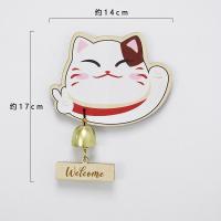 ราคา กระดิ่งประตูน่ารักกระดิ่งลมประตูไม้สำหรับใช้ในบ้านกระดิ่งทองแดงแท้สำหรับแมวและสุนัขกระดิ่งสำหรับเปิดประตูและกันชนประตูสำหรับร้าน (16932852438)